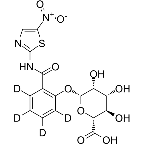 Tizoxanide-D4 glucuronide